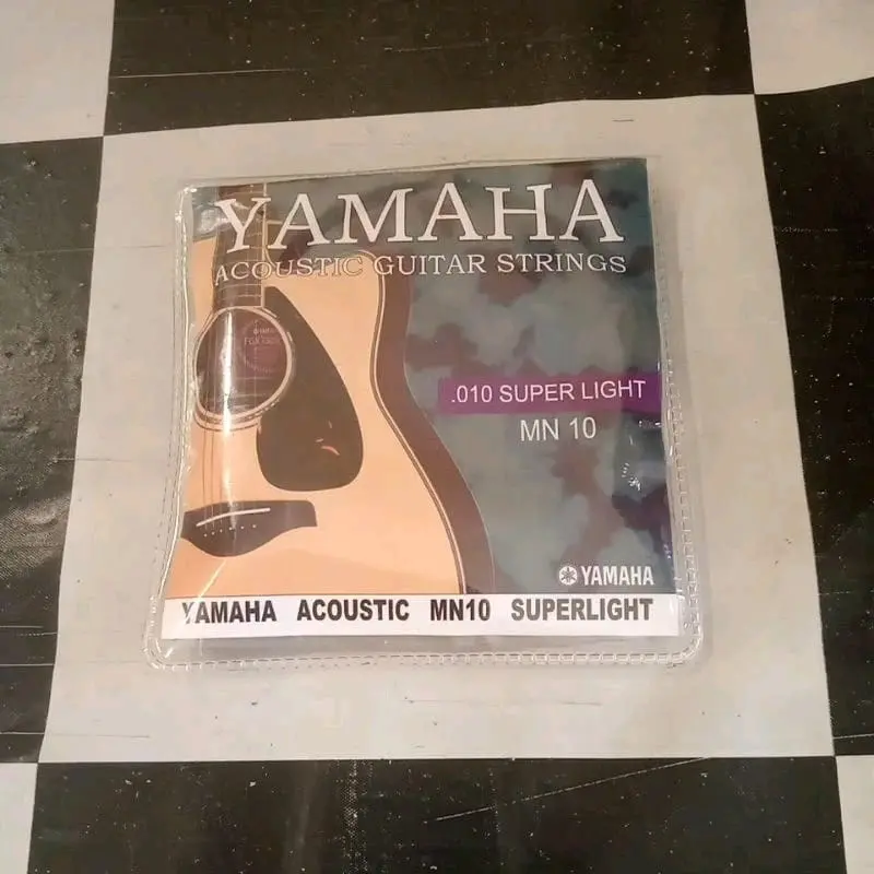 senar gitar acoustic Yamaha mn 10 super light set