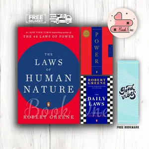 Buku Bahasa Inggris The Laws of Human Nature (Robert Greene) Daily Laws | The 48 Laws of Power Books