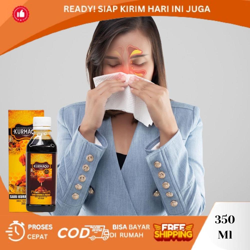 Sari Kurma Madu Untuk Infeksi Sinusitis Polip Hidung Bengkak Ingus Bau Madu Isi 350 gram Asli 100% Original Botol Syrup Honey Gula Sirup