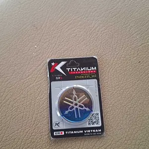 TITANIUM EMBLEM LOGO YAMAHA & LOGO KUCING ORIGINAL VIETNAM