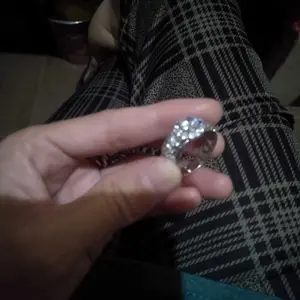 CINCIN TITANIUM ALA KOREA PERHIASAN MEWAH FULL PERMATA Elegan Rings