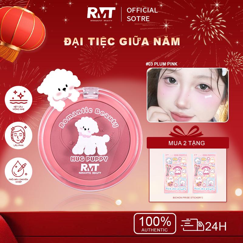 Mua 1 Tặng 1 Bảng Phấn Má Hồng Romantic Beauty Đa Sắc Màu Bichon Blush 3.8g