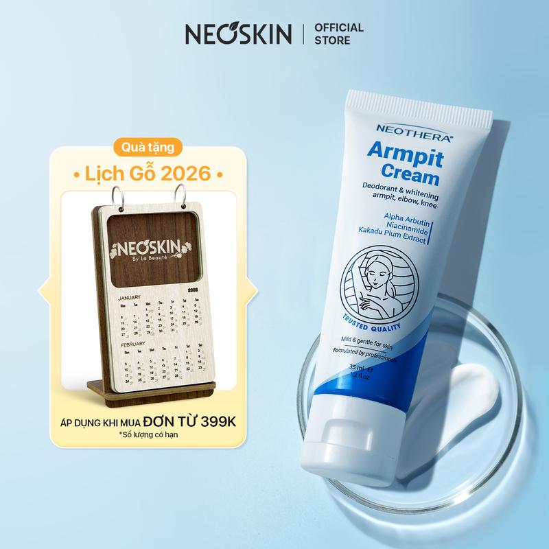 Kem hỗ trợ giảm thâm ARMPIT Cream dưỡng sáng vùng da nách sạm màu NEOTHERA tuyp 35gr