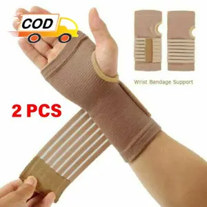 Pelindung Pergelangan Tangan Deker Wrist Support Gym Fitness Cegah Cedera Olahraga Nyaman Anti Gerah 2 PCS