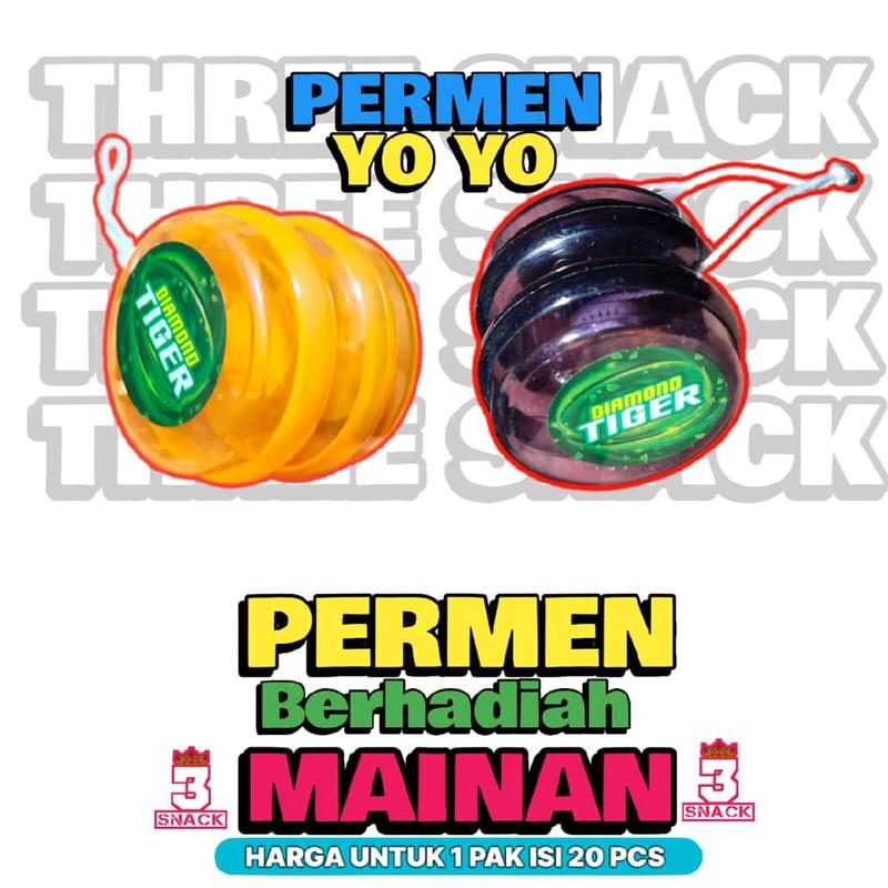 Permen Berhadiah Yoyo 1 Pak Isi 20 Pcs Candy 1