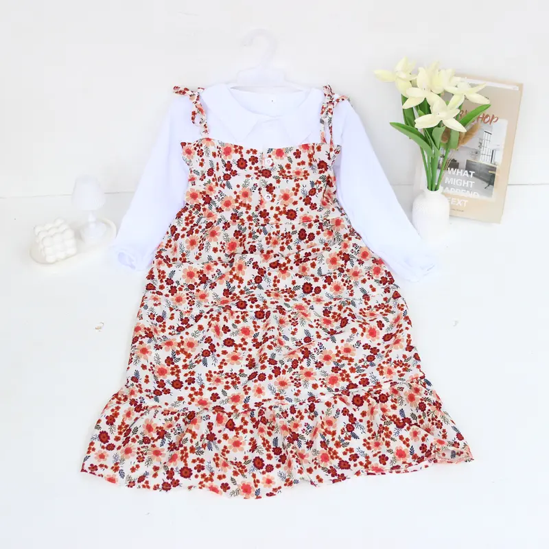 SAFFANA Dress I Gamis Anak Perempuan Bahan Crinkle Airflow Mix Crinkle Ratu 1-12 Tahun 2