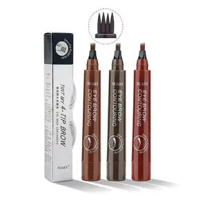 Suake Kontur Alis Konturing Eyebrow Pen Makeup Mata Natural Tahan Lama Waterproof Praktis dan Mudah Digunakan untuk Tampilan Alami