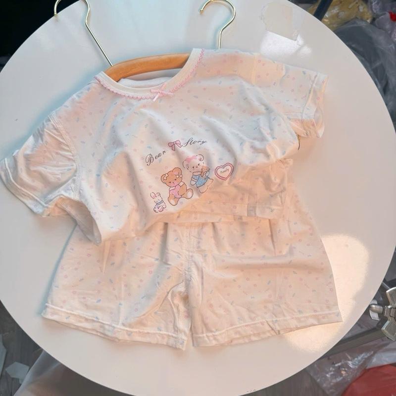 S92-[GUANPIGUO] SÉT QUẦN ÁO MÙA HÈ TENCEL CHO BÉ 2 TỚI 6 TUỔI 6