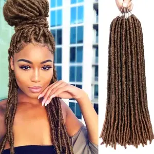 Rambut Gimbal ISI 12 HELAI Dreadlock Rambut Sambung Rambut Reggae Braiding Hair Natural Loc Various Hair Accessories Black