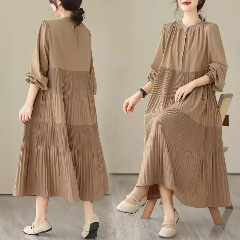 LC1262 Premium Oversized Dress Polos Lipit Fashion Terbaru