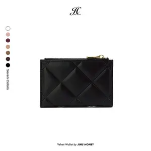 VELVET WALLET JIMS HONEY KARANGANYAR DOMPET SIMPEL PUFFY INCLUDE BOX