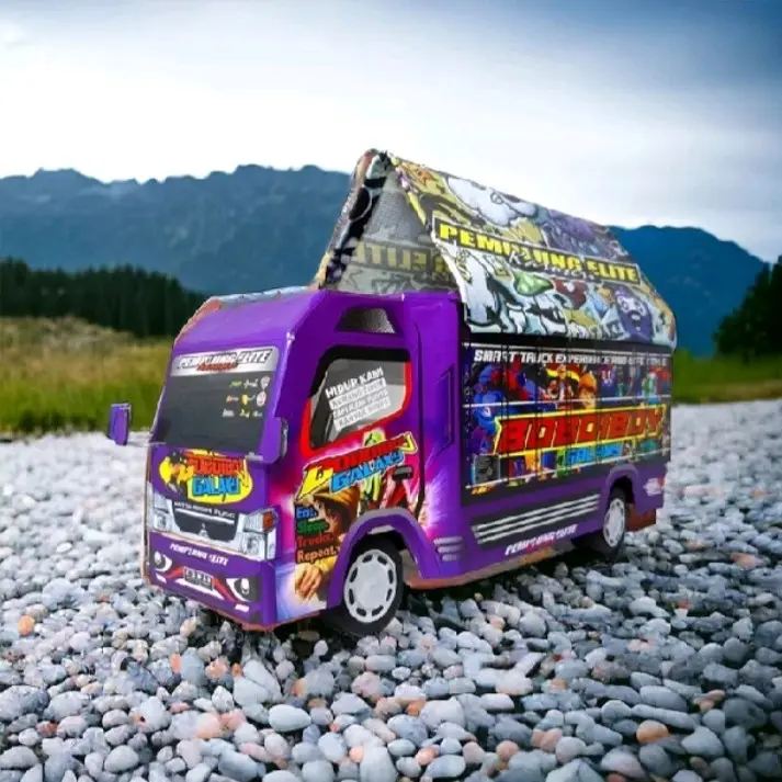 miniatur truck oleng mainan anak atau koleksi 3