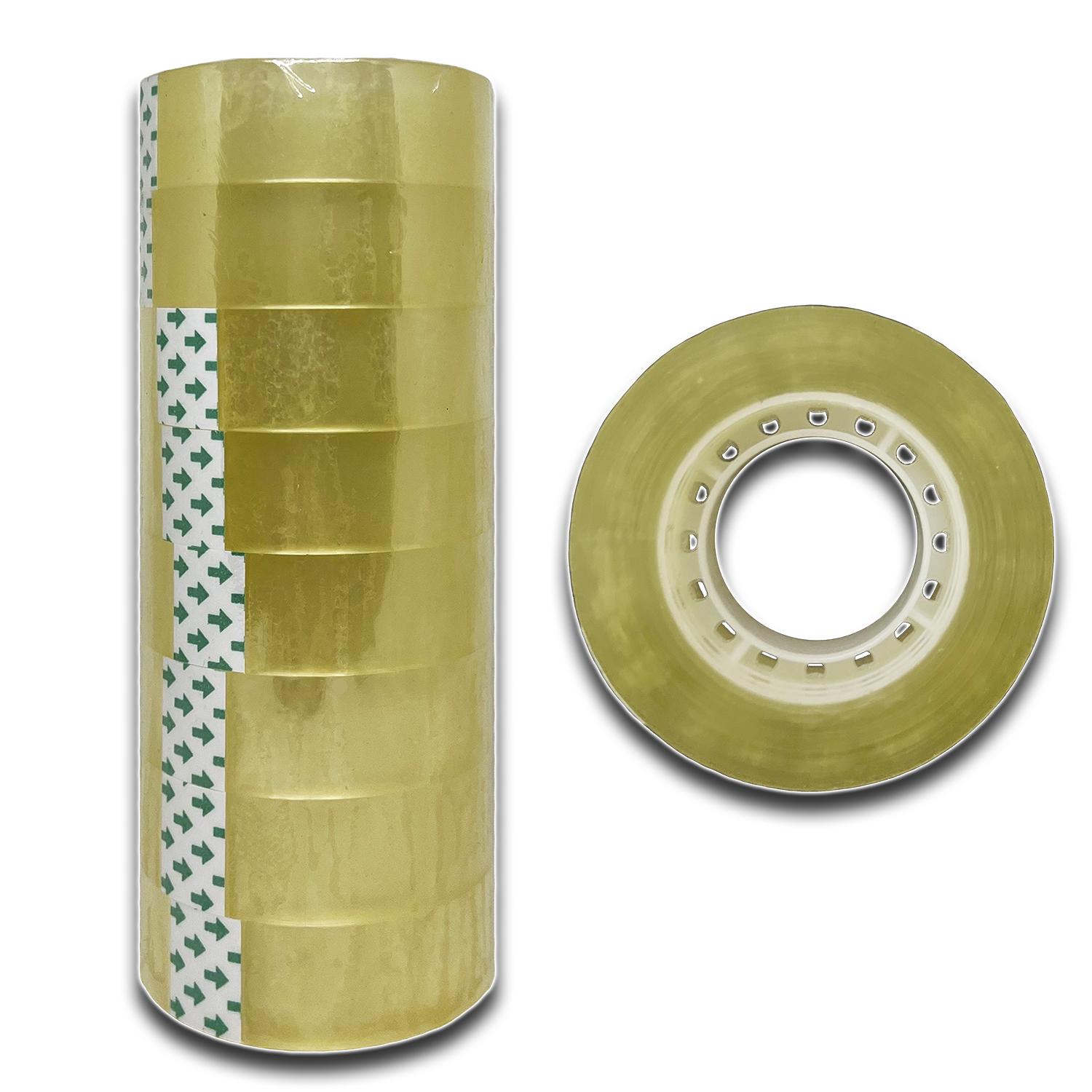 เทปใส สีใส 8 ชิ้น pcs Tape Clear กว้าง 18 มม. (mm) x ยาว 36 หลา (yards) OPP Tape เทป เทปใสแกนเล็ก เห