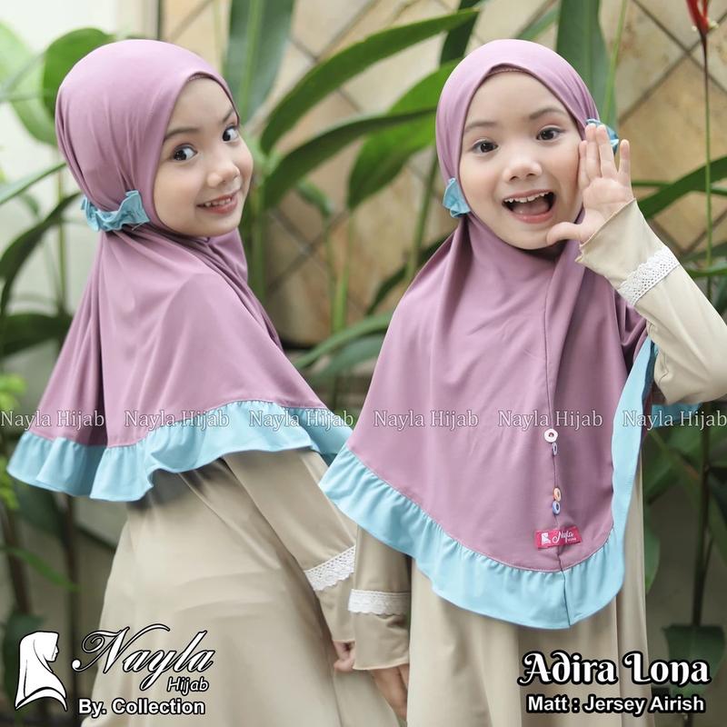 icon video play     icon arrow left boldicon arrow right bold Share  0 Instant Children's Headscarf Model ADIRA LONA Jersey Airis Hijab Children's Jersey Original Nayla Hija'b 1