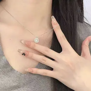 SC - Kalung Rantai Liontin Diamond Cantik Kalung Fashion Wanita