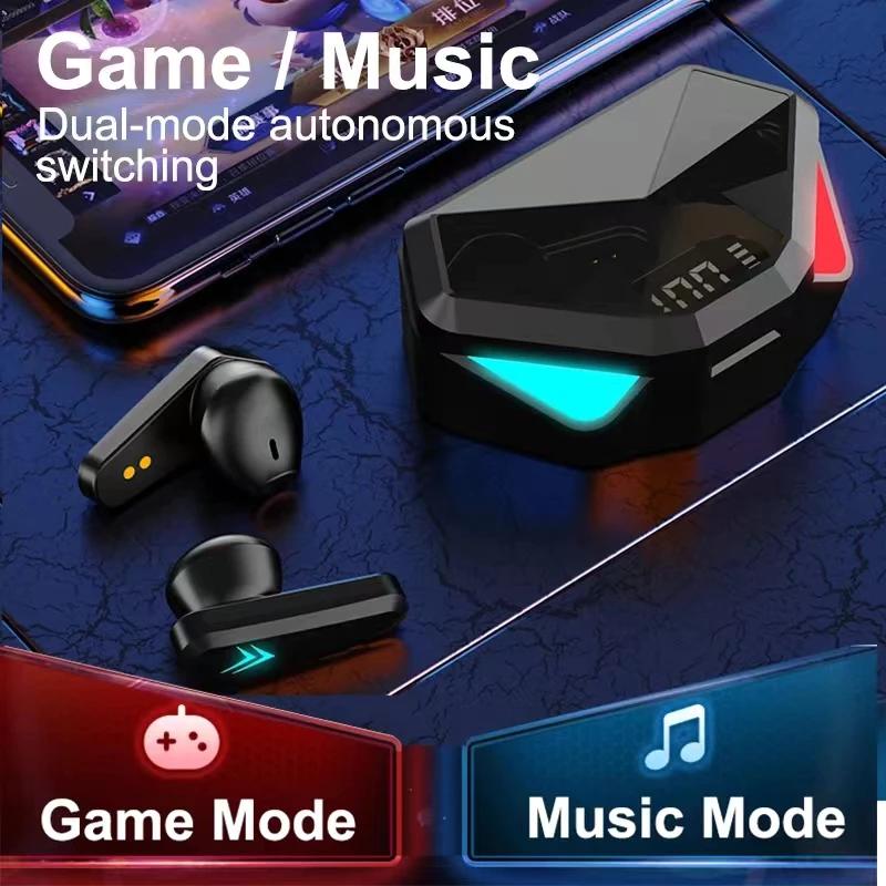 Tai Nghe Nhét Tai Nghe Bluetooth X15 Mua 1 Tặng 3 Tặng 2 Miếng Dán Ngón Tay Chơi Game Bao Gồm 1 Cáp Dữ Liệu Màn Hình LED Thích Hợp Chơi Game Với Micro Siêu Thấp Độ Lỗi Tai Nghe Không Dây TWS Lý Tưởng Để Chơi Game