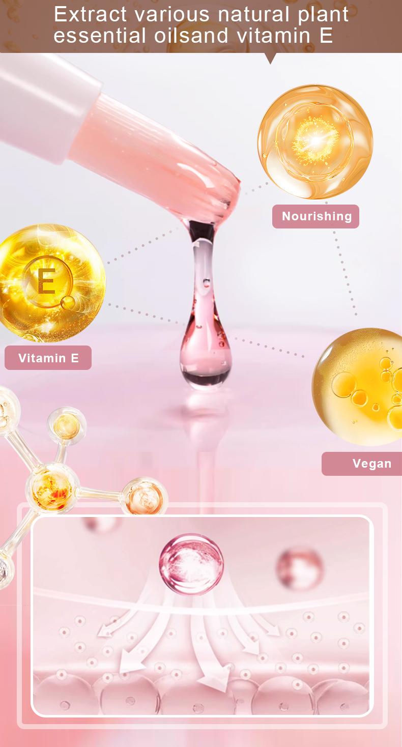 Product Introduction of Nail Cuticle Oil Rose & Lavender Organic Vitamins Serum for Nails Comfort Nail Polish 4