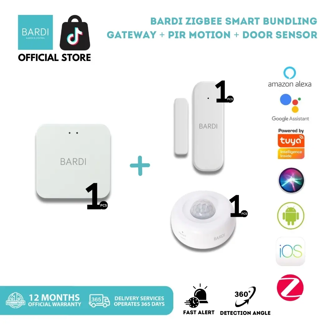 BARDI ZigBee Smart Gateway WiFi IoT Home Automation