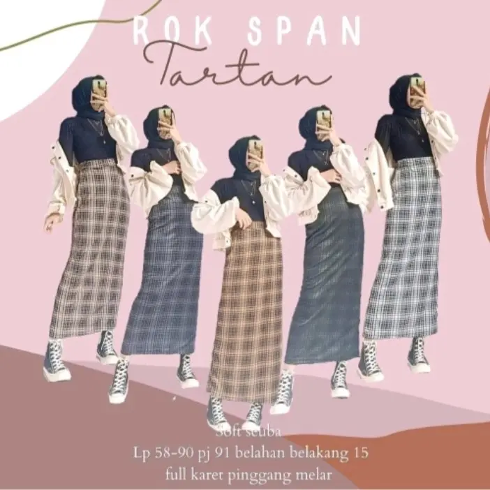 ROK SPAN TARTAN KOTAK 6