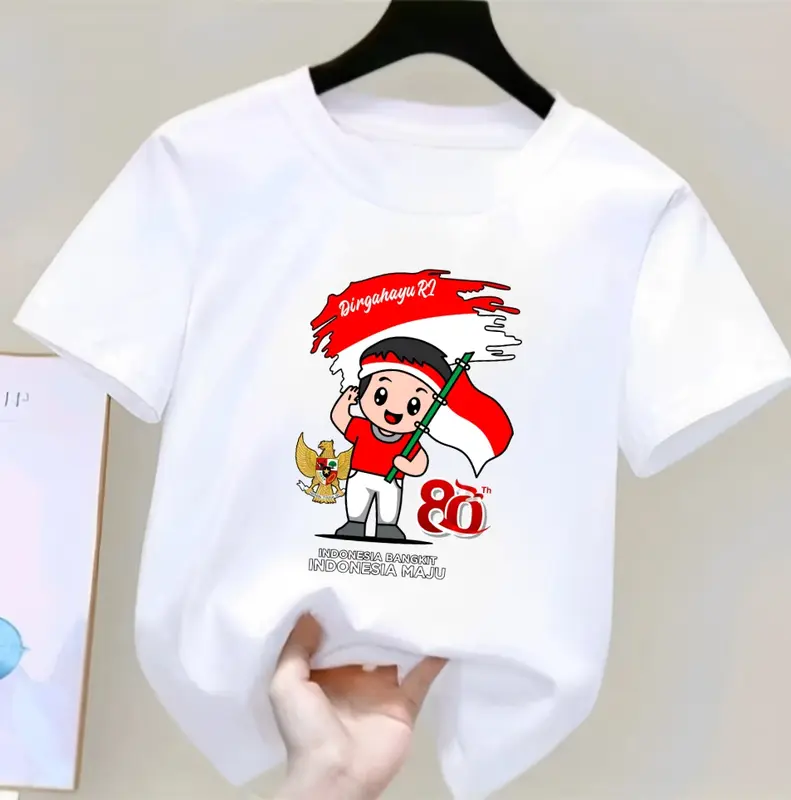 Baju Kaos Anak Hari Kemerdekaan 17 Agustus Fashion 1