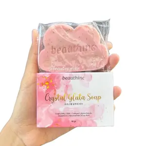BEAUTHINC CRYSTAL GLUTA SOAP SABUN PEMUTIH BADAN  Tubuh sabun Mandi