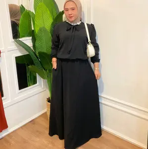 gamis zurra allsize simpel dan elegan