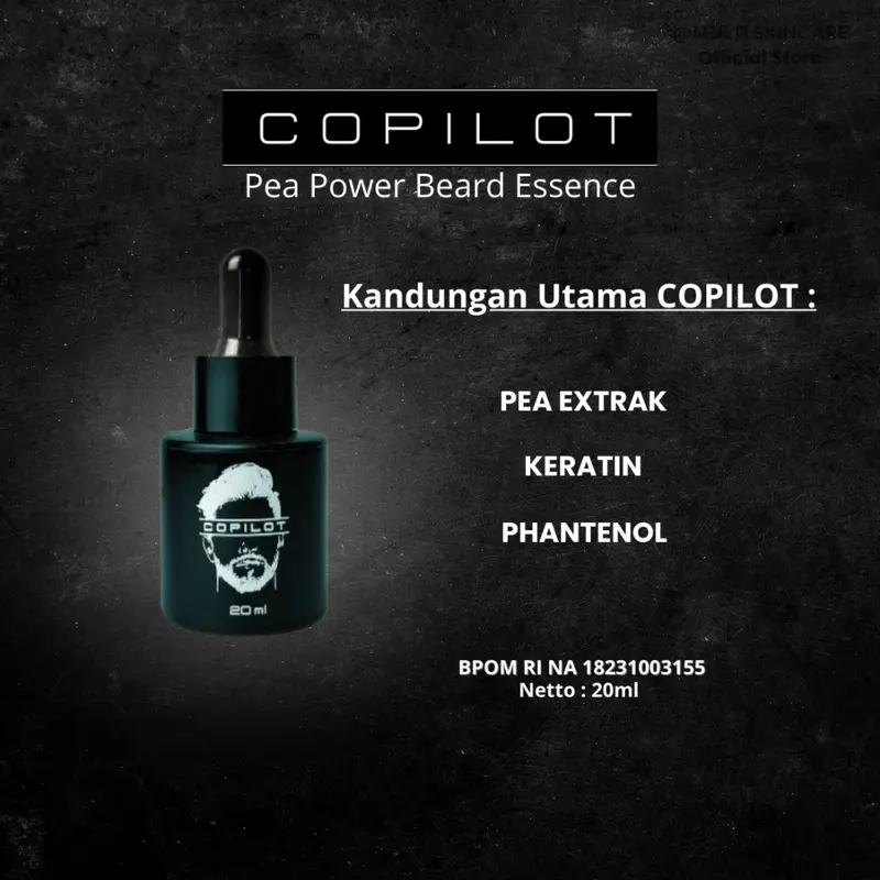 PENUMBUH BREWOK COPILOT ION HAIR & BEARD BOOSTER SERUM Penumbuh Brewok, Kumis, Jambang 2