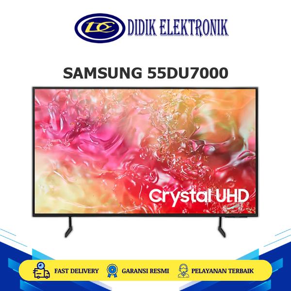 Gambar SAMSUNG 55DU7000 Smart TV 55 Inch UHD 4K Purcolor TizenOS dari Didik Elektronik Store Kota Administrasi Jakarta Barat Tokopedia