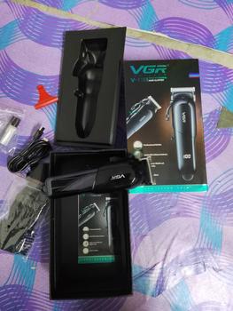 Product Review of Original VGR V-118 Professional Hair Clipper Trimmer Mens Electric Haircut Machine USB Charging Barber Clipper for Men alat pemangkas menz set pe mangka mesin gunting rambut চুলকাটারমেশিন comb janggut ball full from m**d m**n 1