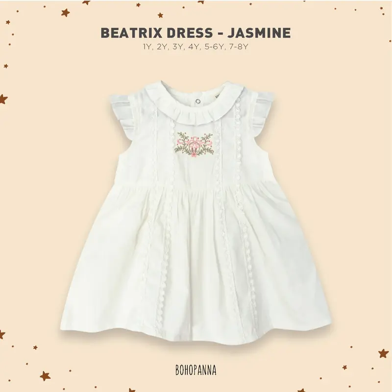 BOHOPANNA - BEATRIX DRESS - Dress Anak Perempuan 6