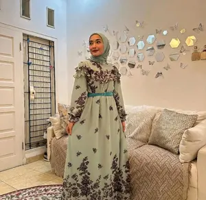 ET01 Gamis Wanita Ceruty Premium 1x CO Dapat 2 pcs