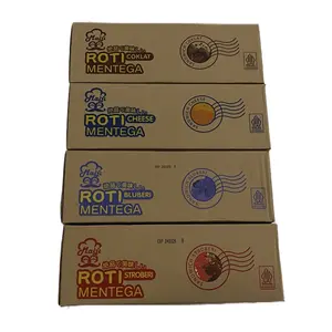 1 karton kardus maiji roti mentega isi 60pcs rasa campur Snack Food Selai