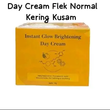 Day Cream Instan Glow atasi Flek Kusam Kering Normal