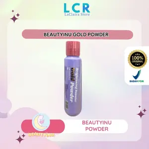 beautyinu - (NEW PACKAGING GOLD POWDER) Gold Powder Serbuk Pemutih Badan & Wajah 25 Gram | masker Brightening Booster