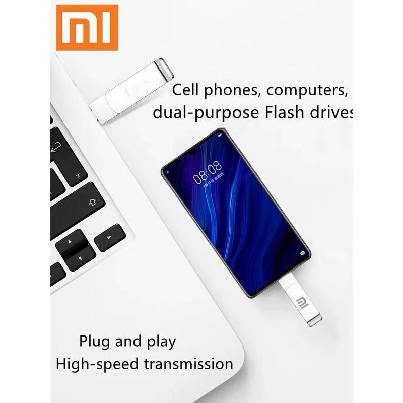 TYPEC Flashdisk OTG USB 3in1 Kecepatan Tinggi Driver Flash Logam USB 256gb 512gb 1tb 2tb USB Flash Drive Untuk Hp/Komputer Android Dan Perangkat Lainnya Storage 6