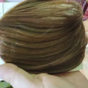 Hairclip Poni Depan Palsu Rambut tipis Ala Korea Cewek Clip Human Extension Hair Style Cantik Bagus