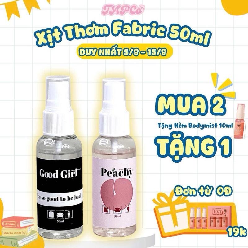 Xịt Thơm Quần Áo Hương Nước Hoa, Xịt Khô Lưu Hương Lâu Fabric Perfume 50ml Cosmetic Mỹ Phẩm