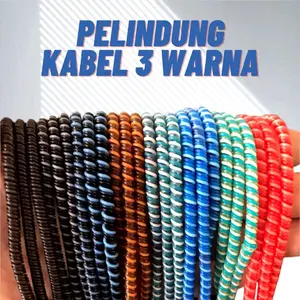 pelindung kabel warna warni