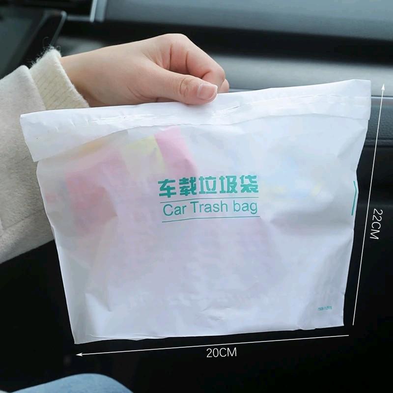 Kantong Sampah Mobil Tempel Praktis/Car Trash Bag (20Pcs) 4