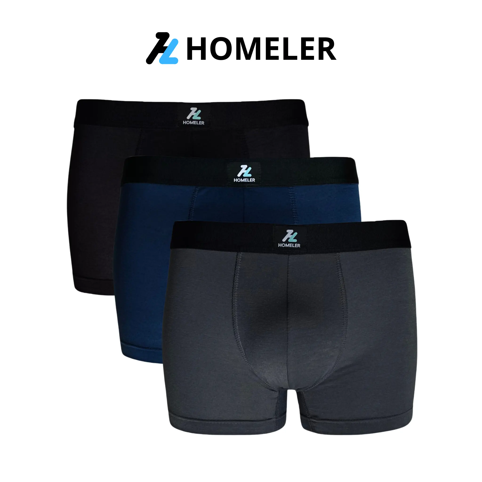 Homeler Celana Dalam Pria Boxer 1 Box Isi 3 Pcs BX HL-307
