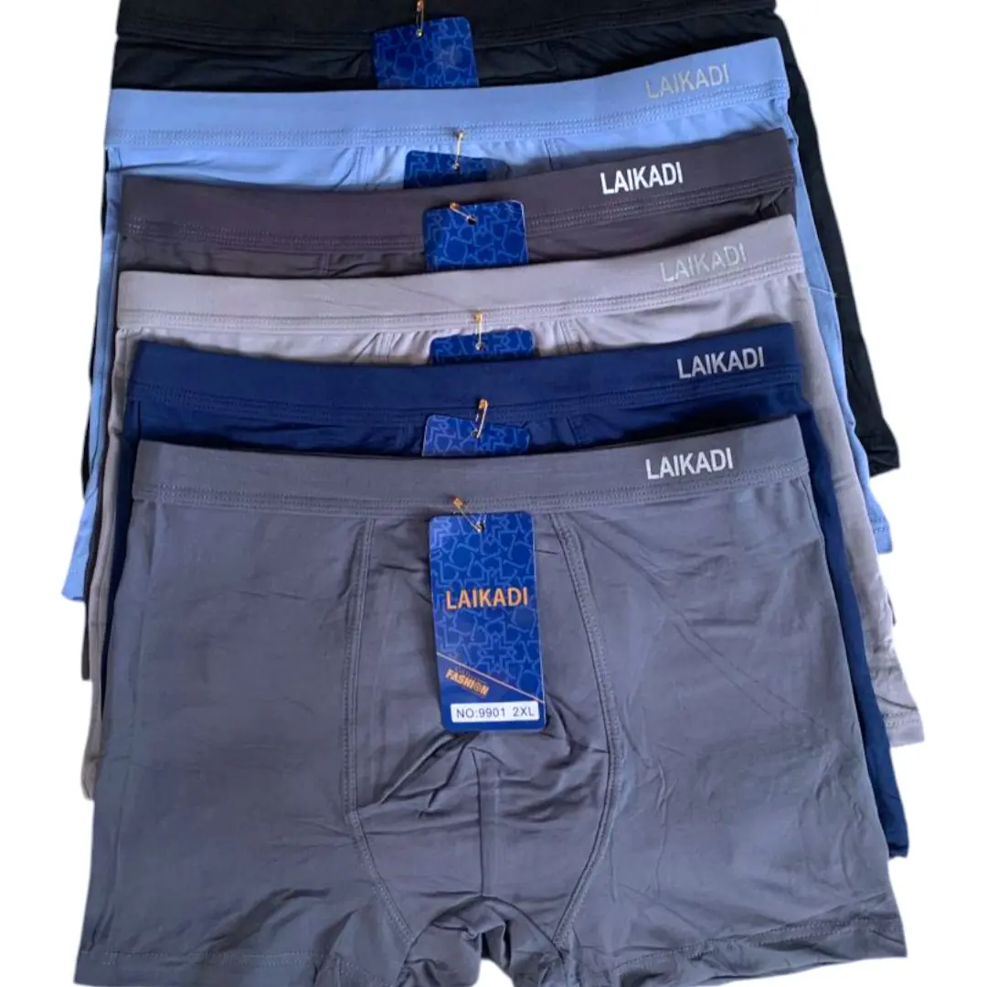 3 PCS CELANA DALAM PRIA / BOXER LAIKADI / CD SEGI EMPAT LAKI LAKI Dewasa Cowok Katun Nyaman Lembut Pendek Karet dalaman