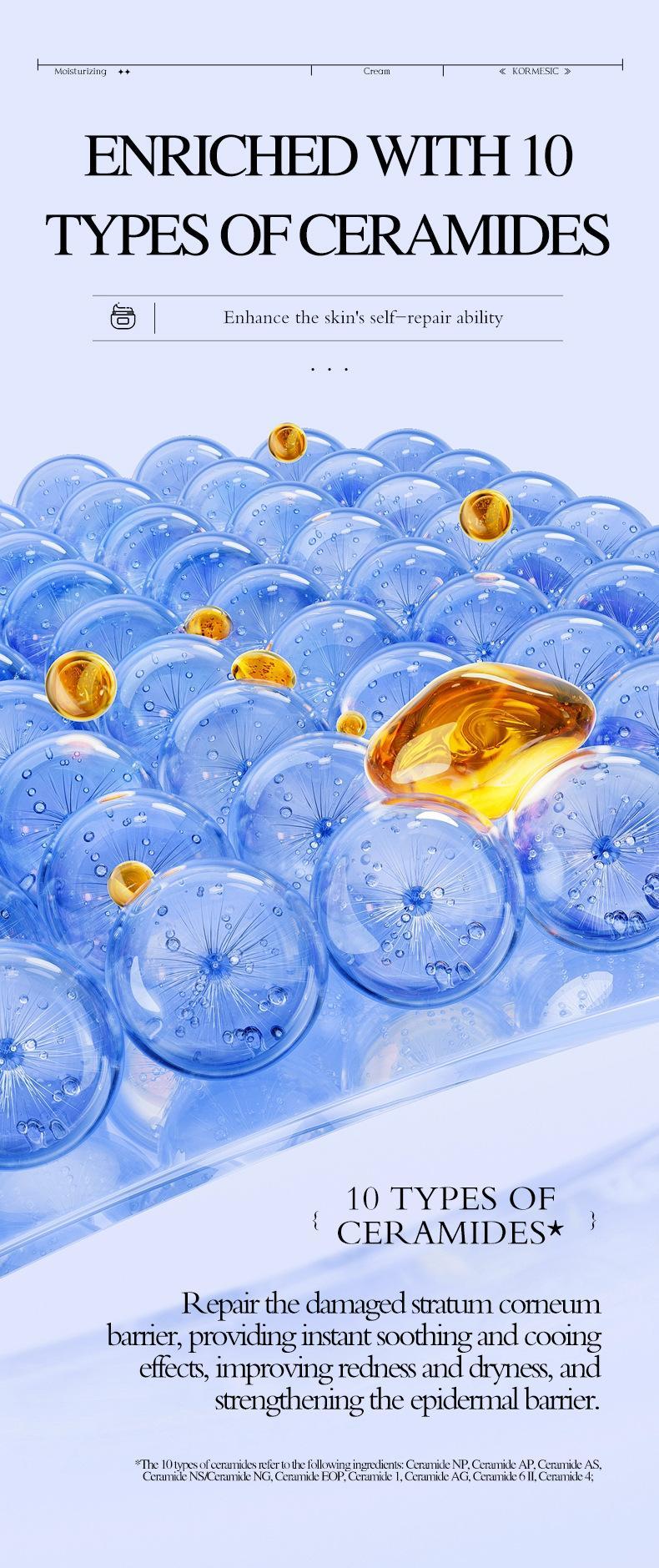 [Manfaat luar biasa! Beli 1 dapat 7 gratis] CERAGLOW YOUTH CREAM ANTI WRINKLES CREAM, Pelembap Kulit dengan 10X Ceramide Probiotik, Melembapkan & Mencerahkan, Bebas Alkohol, BPOM & Halal, 50g