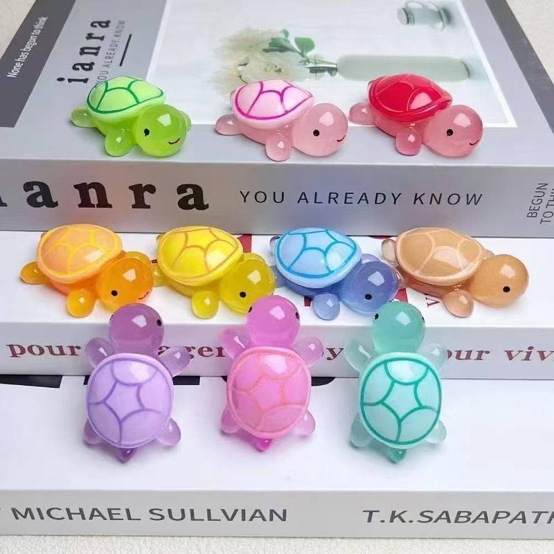 Product Introduction of Multi color luminous turtle blind bag model toys 4