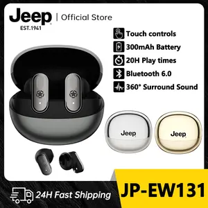 Jeep JP-EW131 TWS Earphone Bluetooth 6.0 Headphone Nirkabel Kontrol Sentuh Suara HIFI Panggilan HD Headset