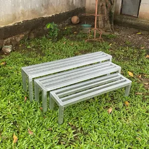 rak tanaman tumpuk tiga minimalis- baja ringan 100cm, 90cm, 80cm