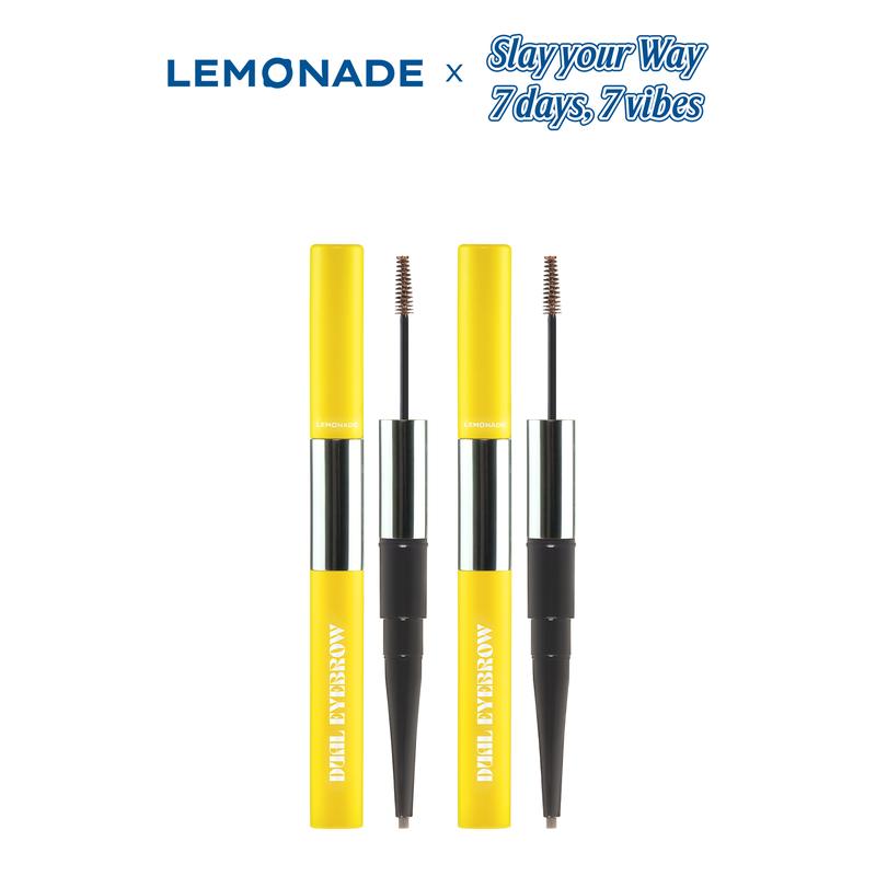 Combo 02 Chì kẻ mày 2 đầu Lemonade Dual Eyebrow 2.75gx2