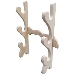 Tatakan / stand / rak penyimpanan pisau 3 tahap