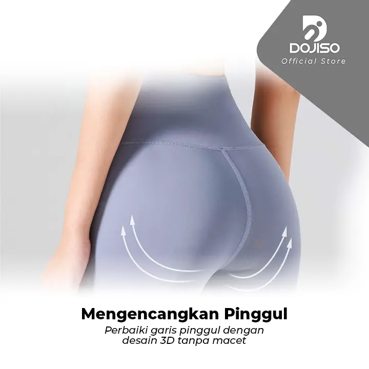 Legging Yoga Basic MT20 Celana Olahraga Wanita High Waist untuk Olahraga Senam Jogging Bahan Spandex Tebal 2