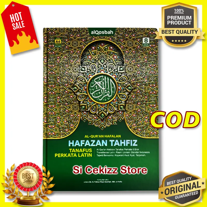 Al Quran - Hafazan Tahfiz Tanafus Latin Perkata – A5 Sedang - ORIGINAL alQosbah 4