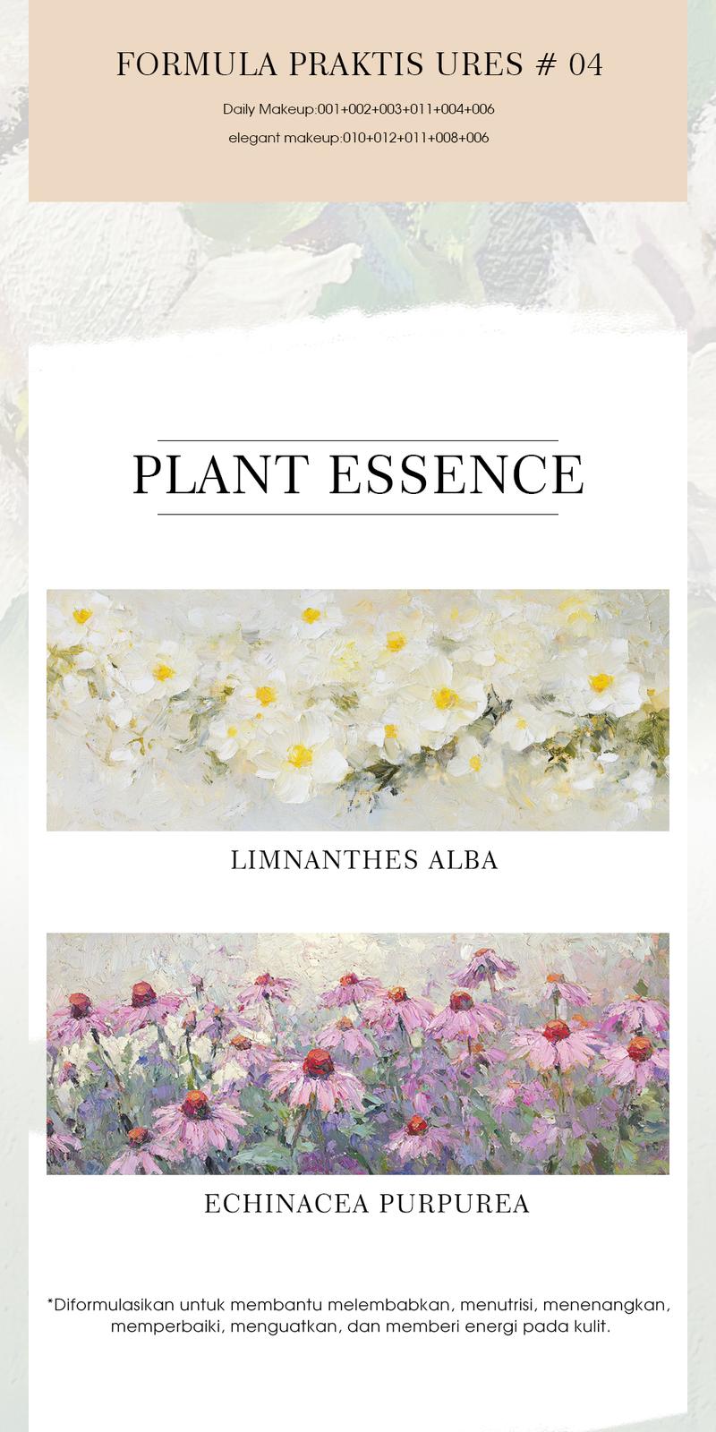 Product Introduction of urracx Eyeshadow Palette Flower Language 12 Colors FacePalette Elegant Kosmetik(13.5g) 42